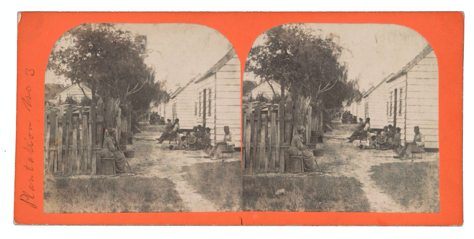 Figure 6: Slave quarters on a plantation near Charleston, S.C. taken in 1860 by James M. Osborn and Frederick E. Durbec. https://www.loc.gov/pictures/item/2015646702/