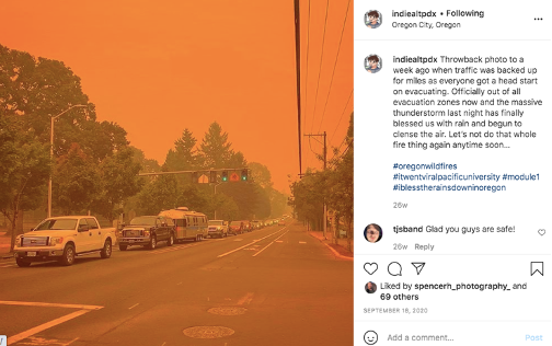 Student Instagram Post