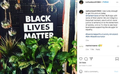 Student Instagram Post
